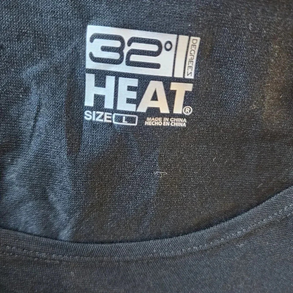 New 32 Degrees Heat Top Large Black Scoop Neck Long Sleeve For Women Pullover - Picture 6 of 9